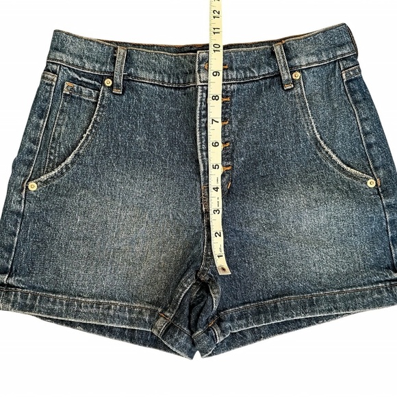 Banana Republic Denim Shorts Women’s Size 26/2 Blue High Rise Button Fly Denim - Picture 6 of 7